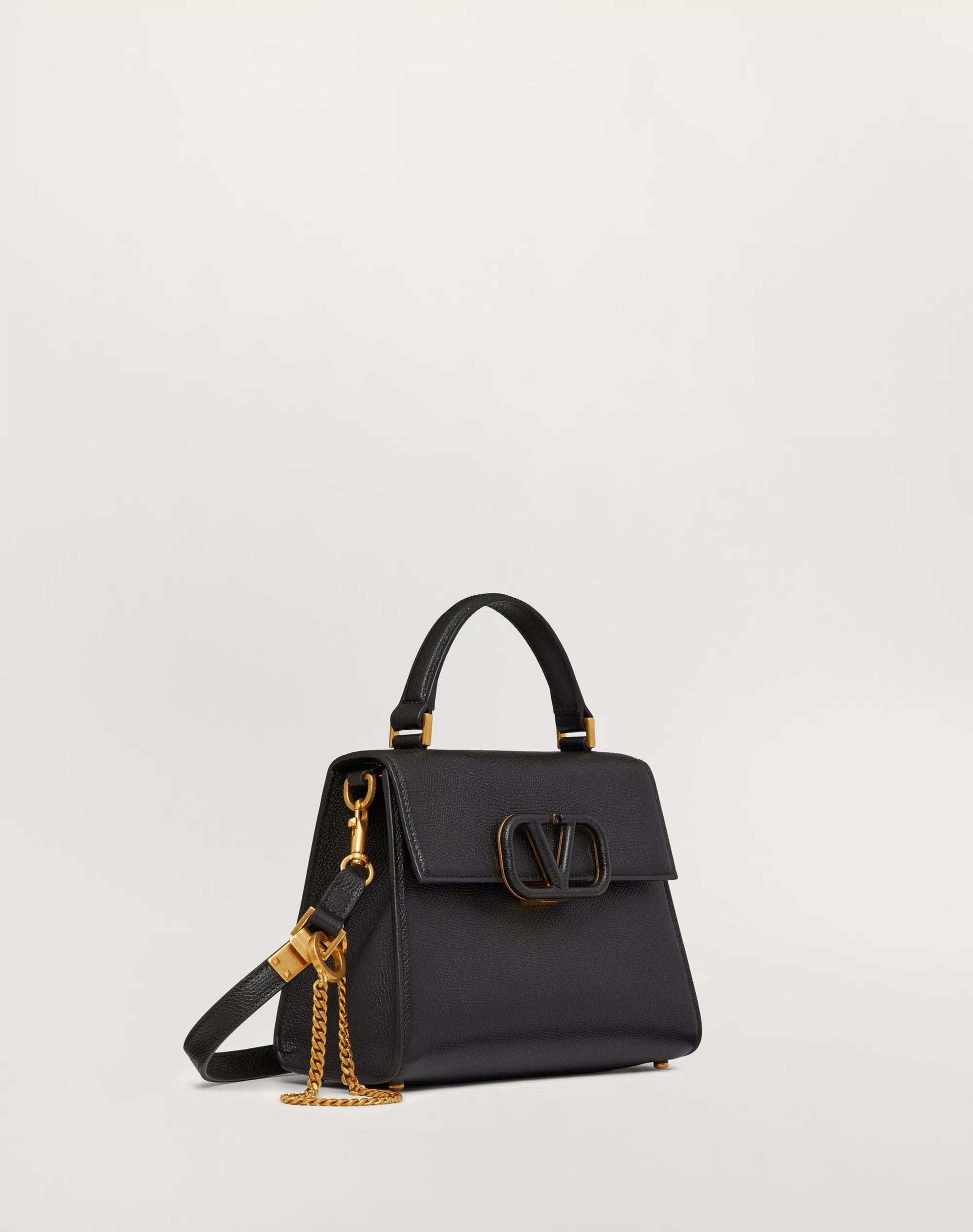 SMALL VSLING GRAINY CALFSKIN HANDBAG