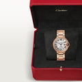 Ballon Bleu de Cartier watch, 36 mm, mechanical movement with automatic winding. Rose gold