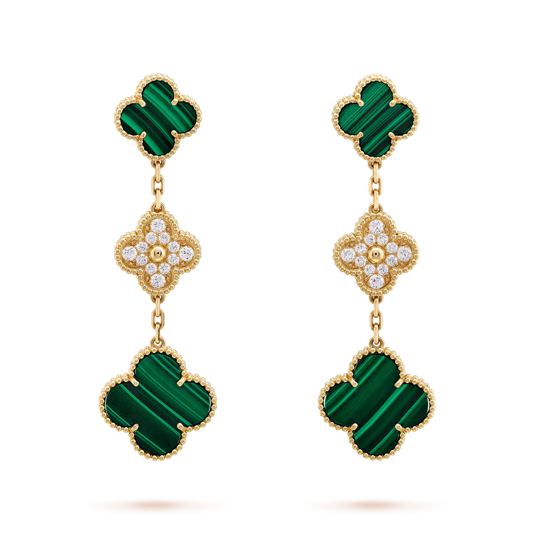 Magic Alhambra earrings, 3 motifs