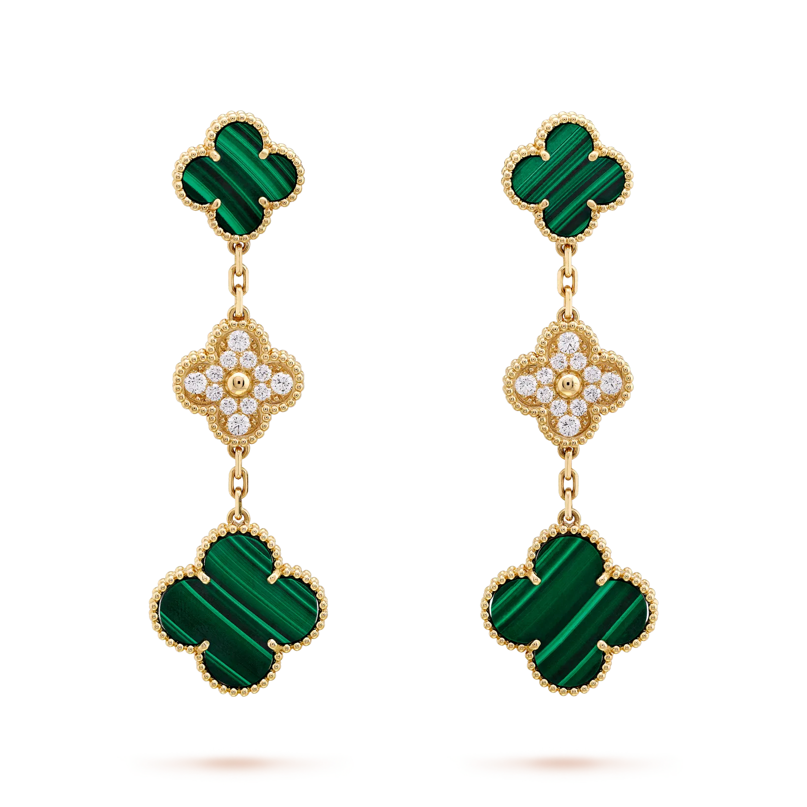 Magic Alhambra earrings, 3 motifs