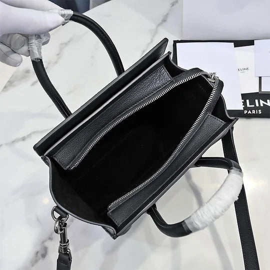 CELINE NANO LUGGAGE BAG IN CALFSKIN