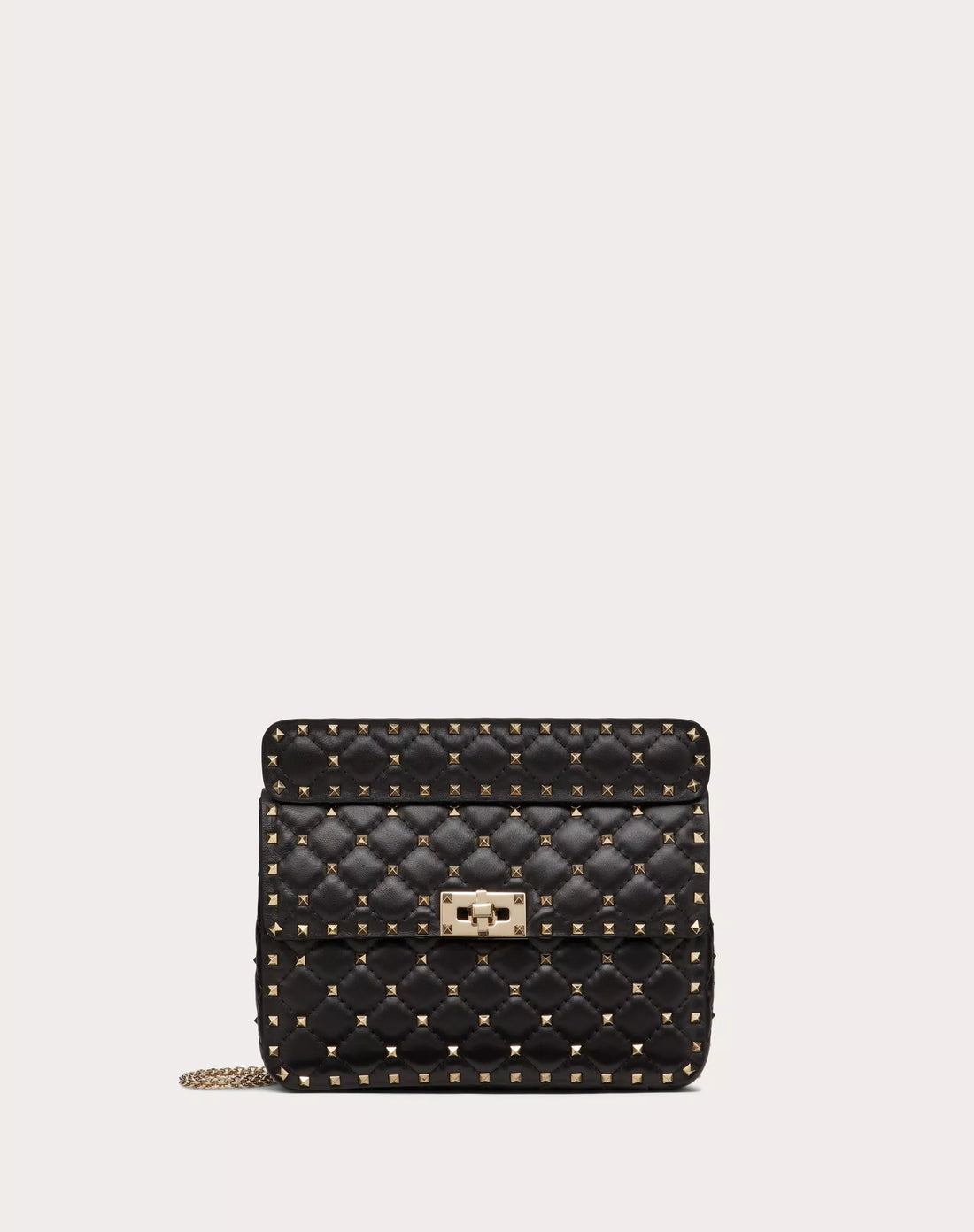 MEDIUM NAPPA ROCKSTUD SPIKE BAG BLACK
