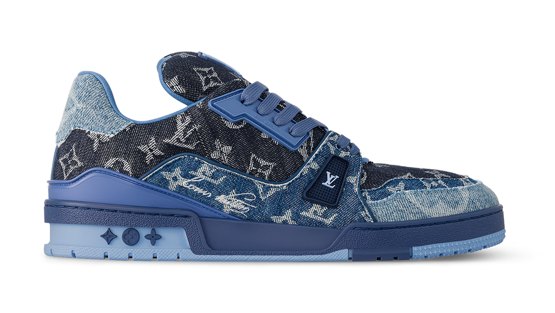 Louis Vuitton Trainer 'Blue Monogram Denim'