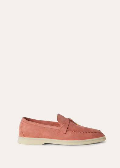 Loro Piana Summer Charms Walk Loafer Sorbet Pink