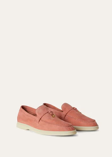 Loro Piana Summer Charms Walk Loafer Sorbet Pink