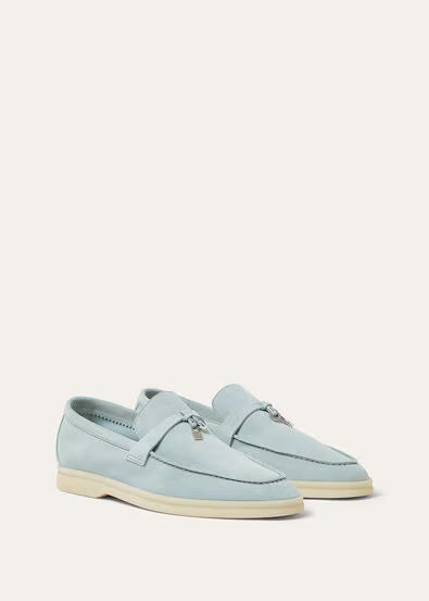 Loro Piana Summer Charms Walk Loafer Spring Waterfall Melange