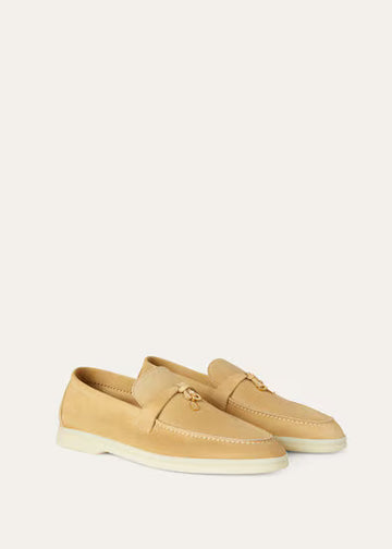 Loro Piana Summer Charms Walk Loafer Hinoki Wood
