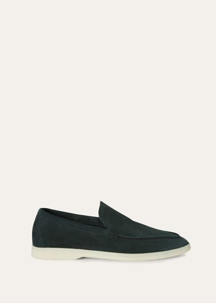 Loro Piana Summer Walk Loafer Dark Green (50SL)