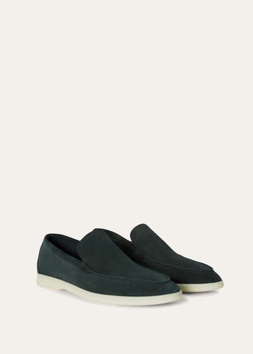 Loro Piana Summer Walk Loafer Dark Green (50SL)