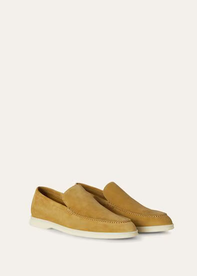 Loro Piana Summer Walk Loafer Dijon Mustard Yellow