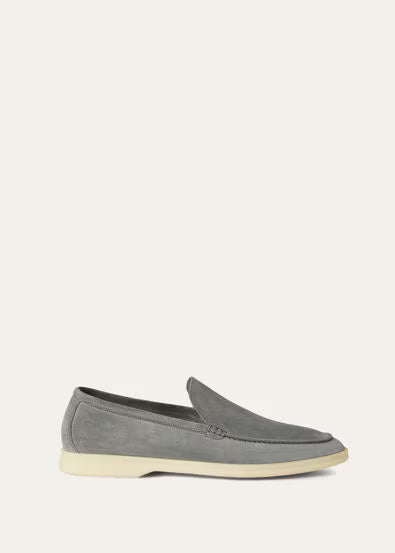 Loro Piana Summer Walk Loafer Gull Gray