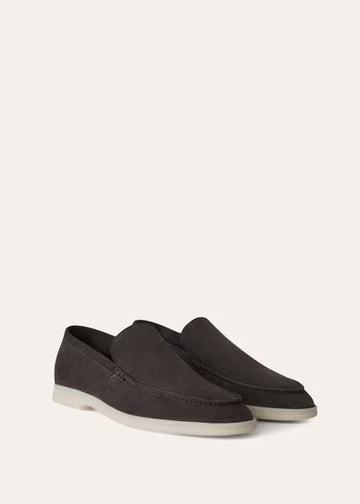 Loro Piana Summer Walk Loafer Caviar