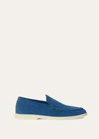 Loro Piana Summer Walk Loafer Cobalt Ink