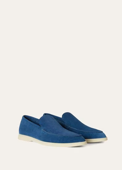 Loro Piana Summer Walk Loafer Cobalt Ink