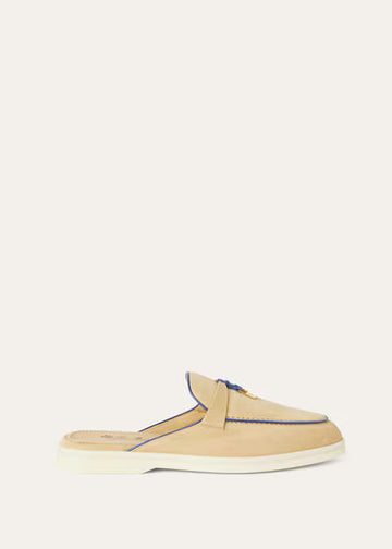 Loro Piana Charms Walk Babouche Loafer Hinoki Wood