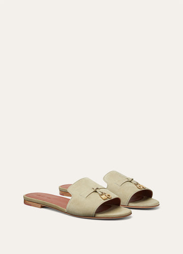 Summer Charms Sandal Green Fluorite