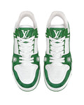 LOUIS VUITTON LV TRAINER GREEN WHITE
