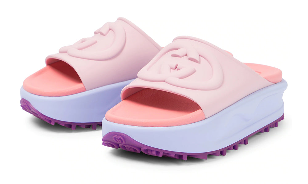 GUCCI Miami Interlocking G platform sandals