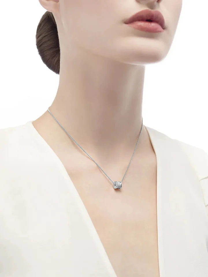 BOB Rollers GRACE ROLLER white gold NECKLACE