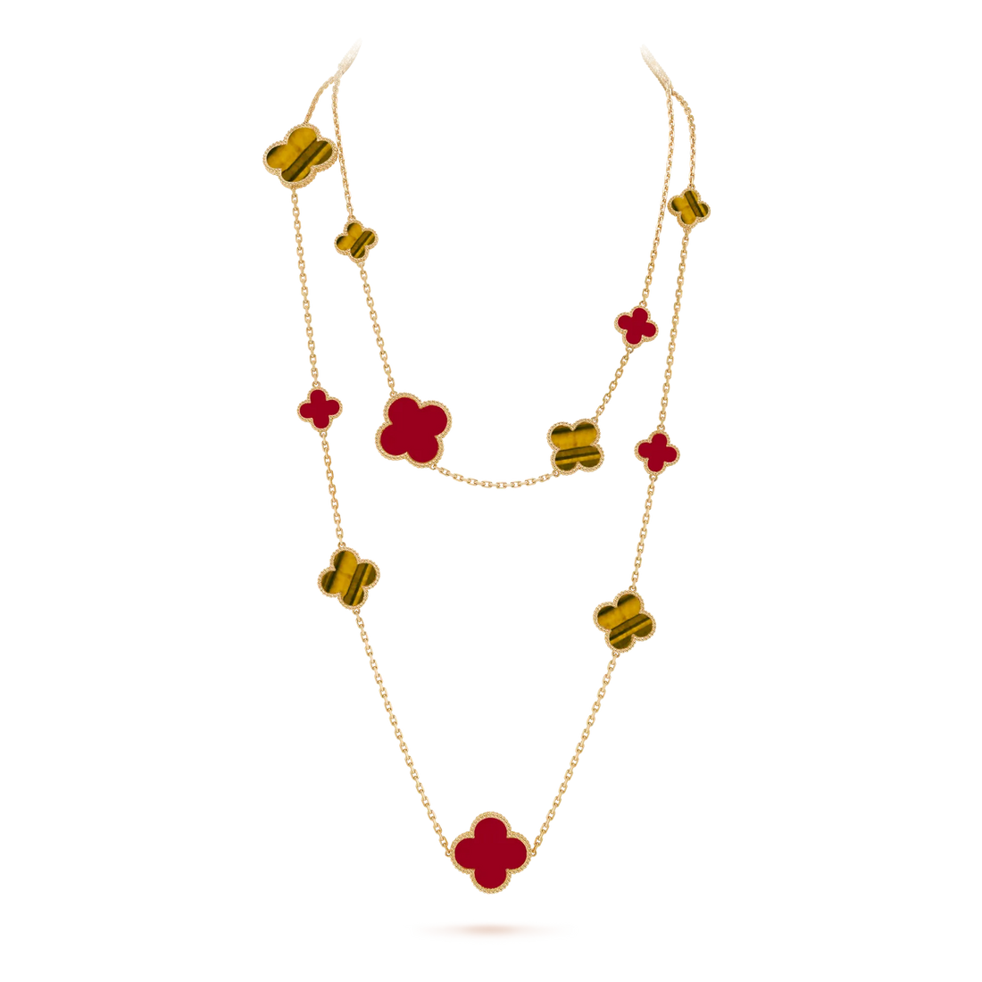 Magic Alhambra long necklace, 16 motifs