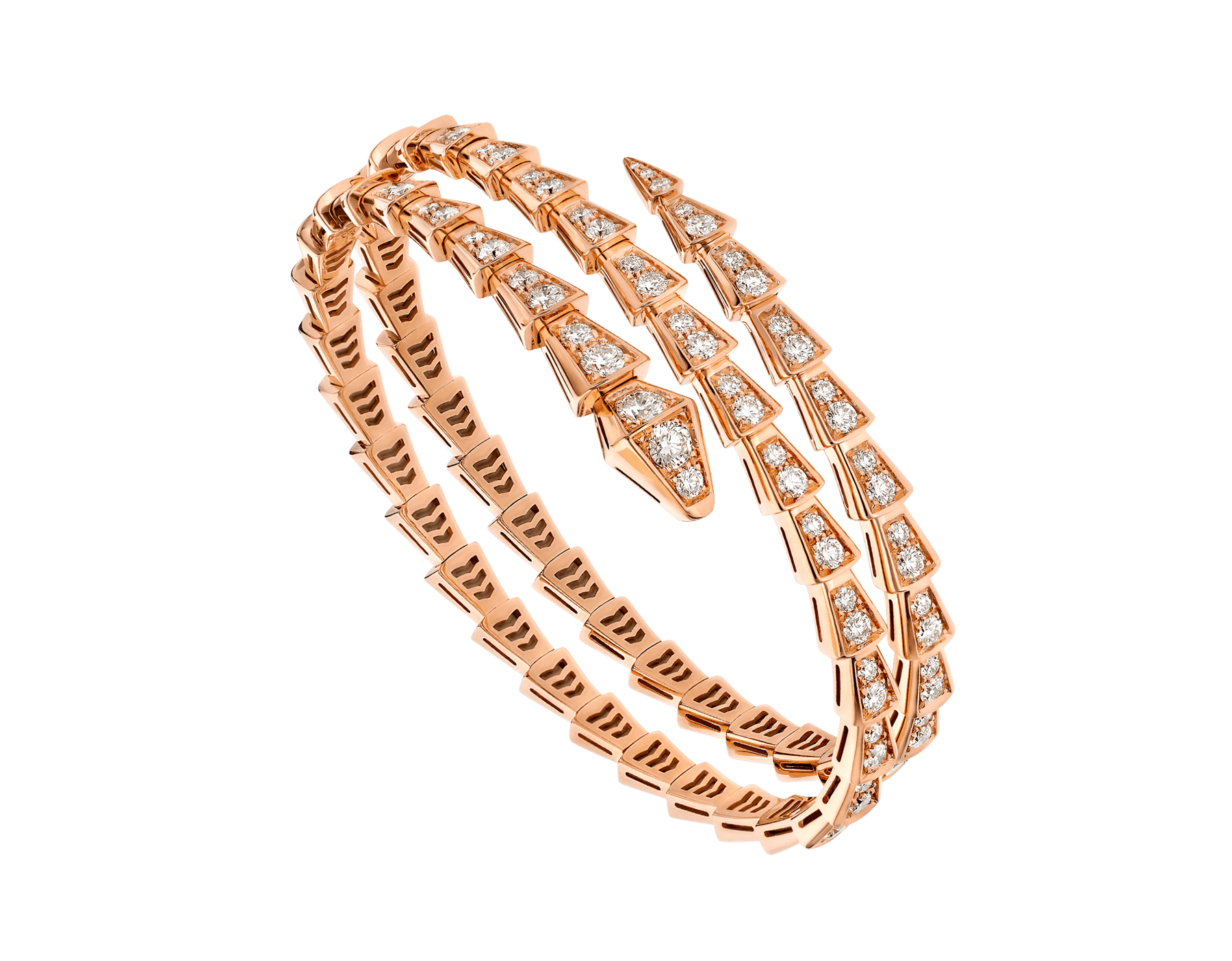 Bob Snake rose gold rose gold Diamond Bracelet