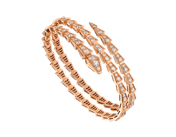 Bob Snake rose gold rose gold Diamond Bracelet
