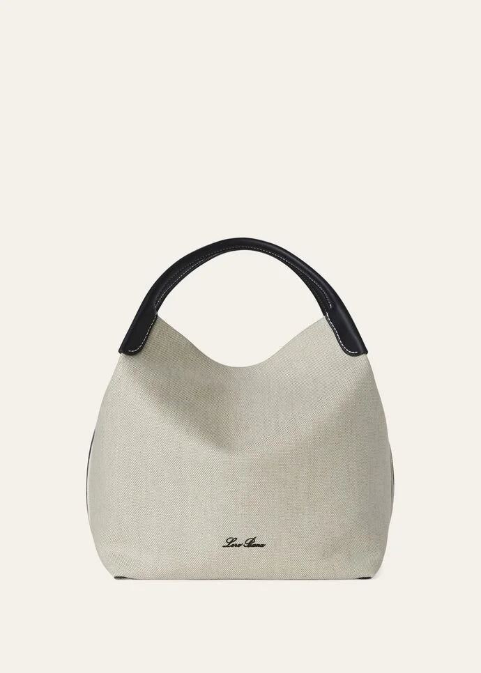 Loro Piana Large Bale bag Cotton, Linen