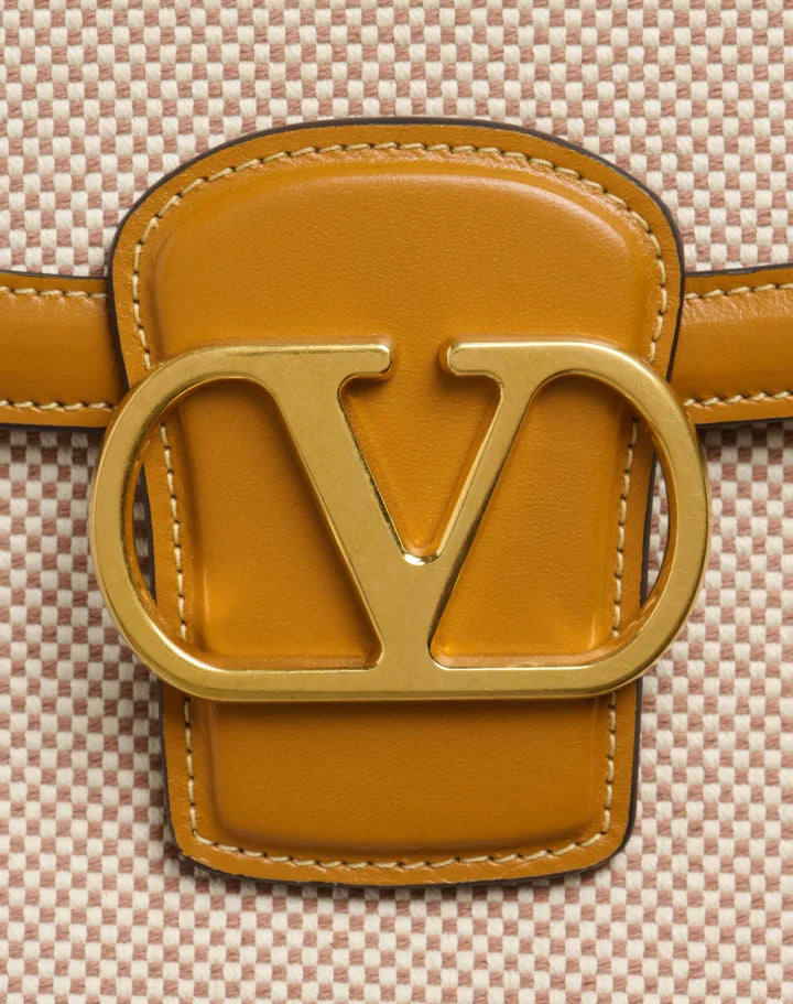 VALENTINO GARAVANI 9TO5 CANVAS SHOULDER BAG