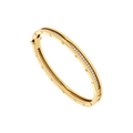 Bob Rollers Cara yellow gold bracelet set with pavé diamonds on the spiral