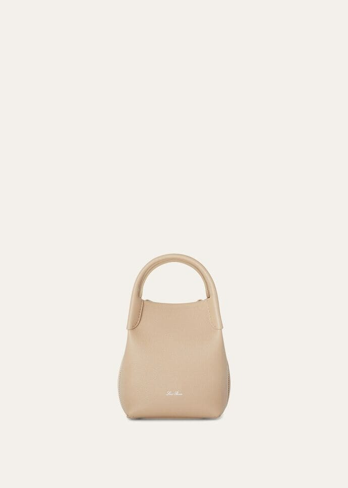 Loro Piana Micro Bale bag Grained Calfskin