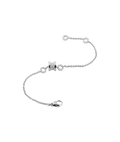 Bob Rollers Cara soft bracelet in white gold with pavé diamonds.