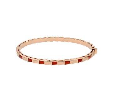 Bob snake Maia rose gold bangle bracelet
