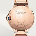 Ballon Bleu de Cartier watch, 36 mm, mechanical movement with automatic winding. Rose gold