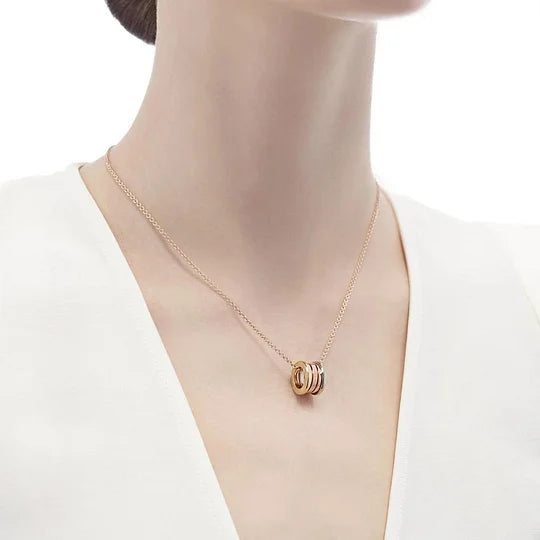 BOB Rollers Elegant rollers ROLLER Rose gold NECKLACE