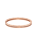 Bob Rollers Cara rose gold bracelet set with pavé diamonds on the spiral
