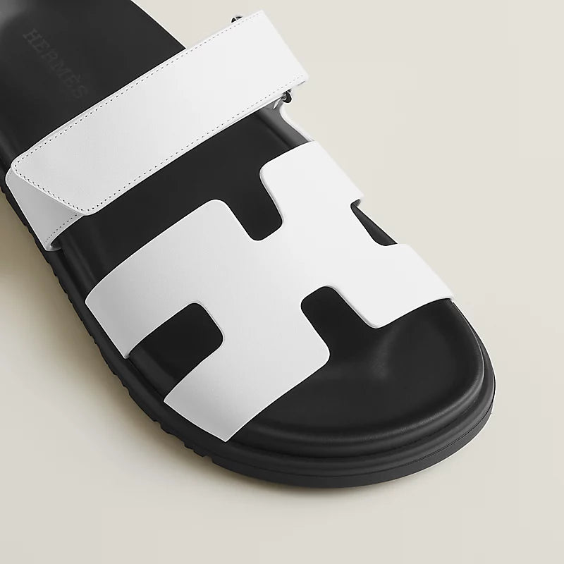 Hermes Chypre sandal Blanc