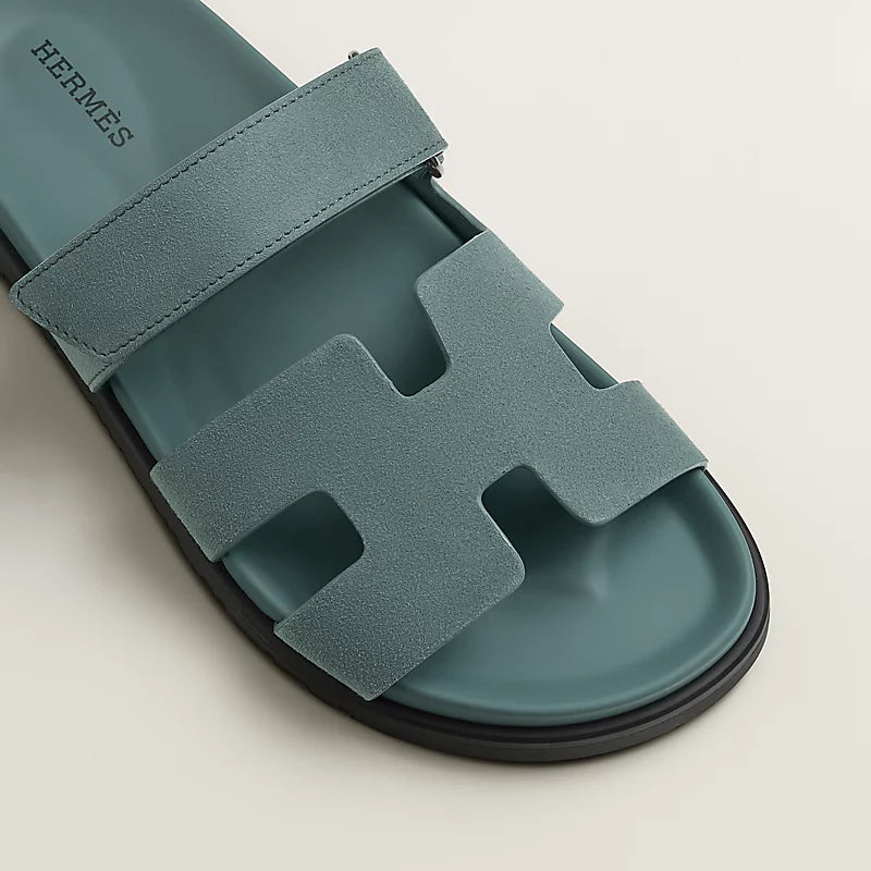 Hermes Chypre sandal bleu tonnerre