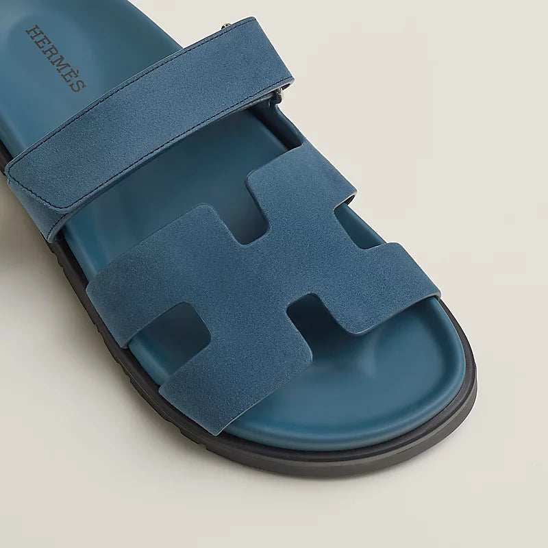 Hermes Chypre sandal bleu turquin