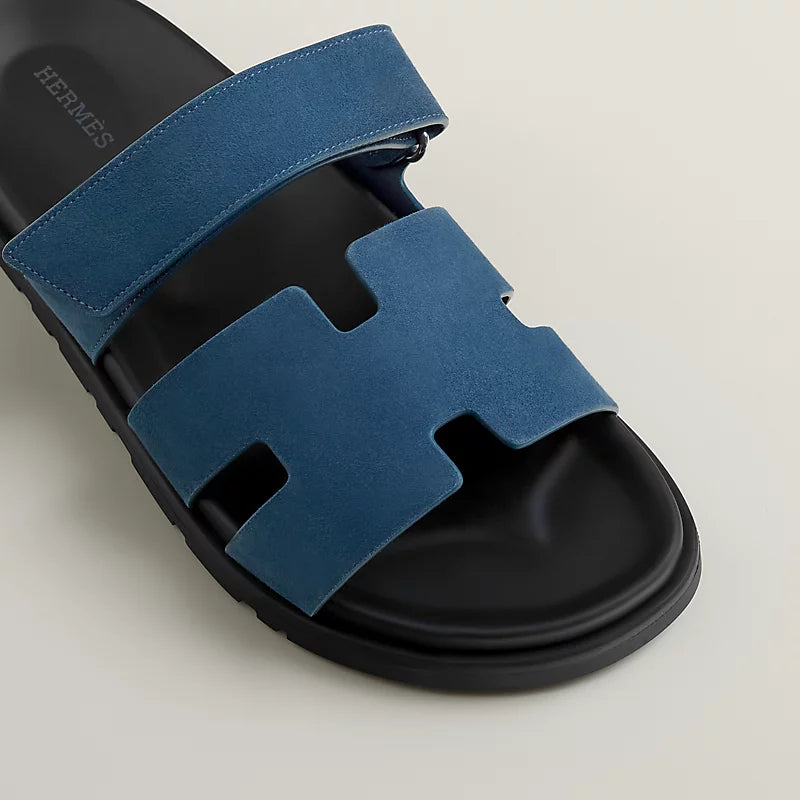 Hermes Chypre sandal bleu turquin