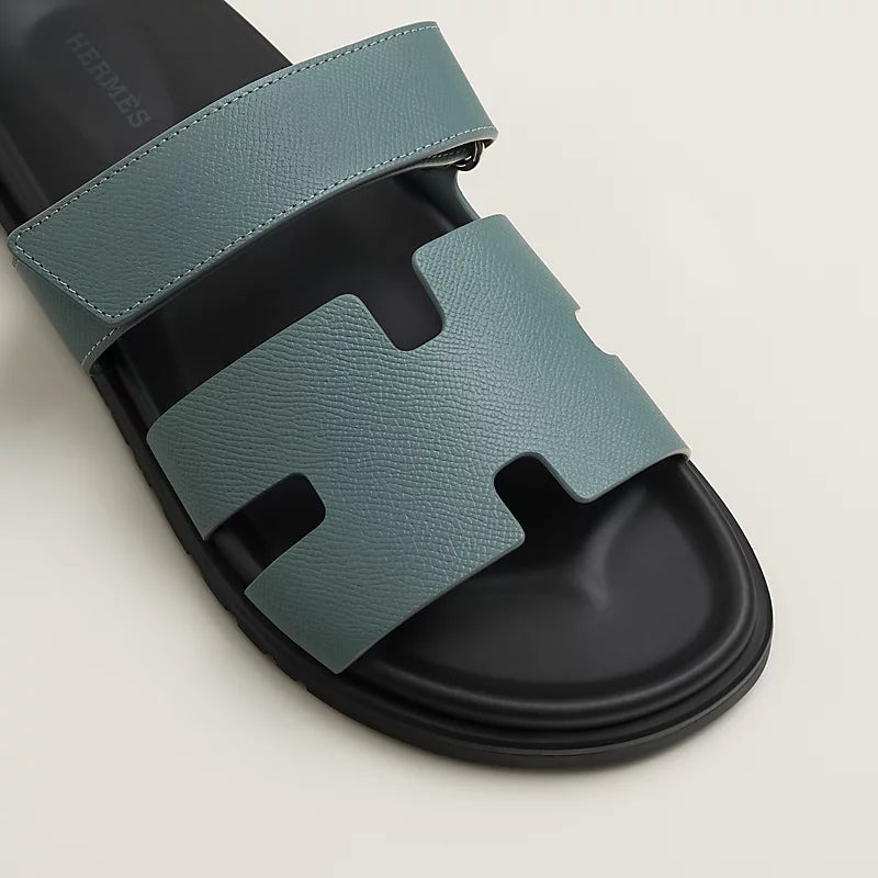 Hermes Chypre sandal bleu tonnerre