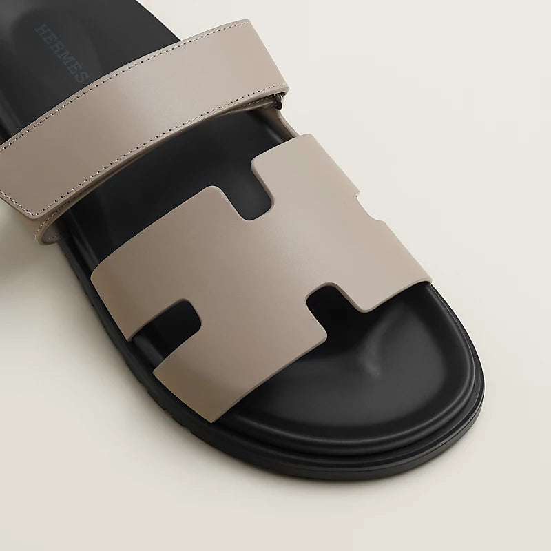 Hermes Chypre sandal beige galet