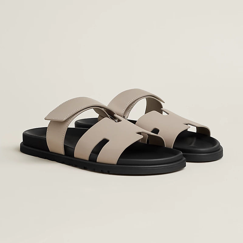 Hermes Chypre sandal beige galet