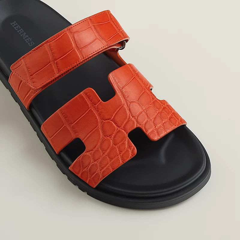 Hermes Chypre sandal orange nacarat