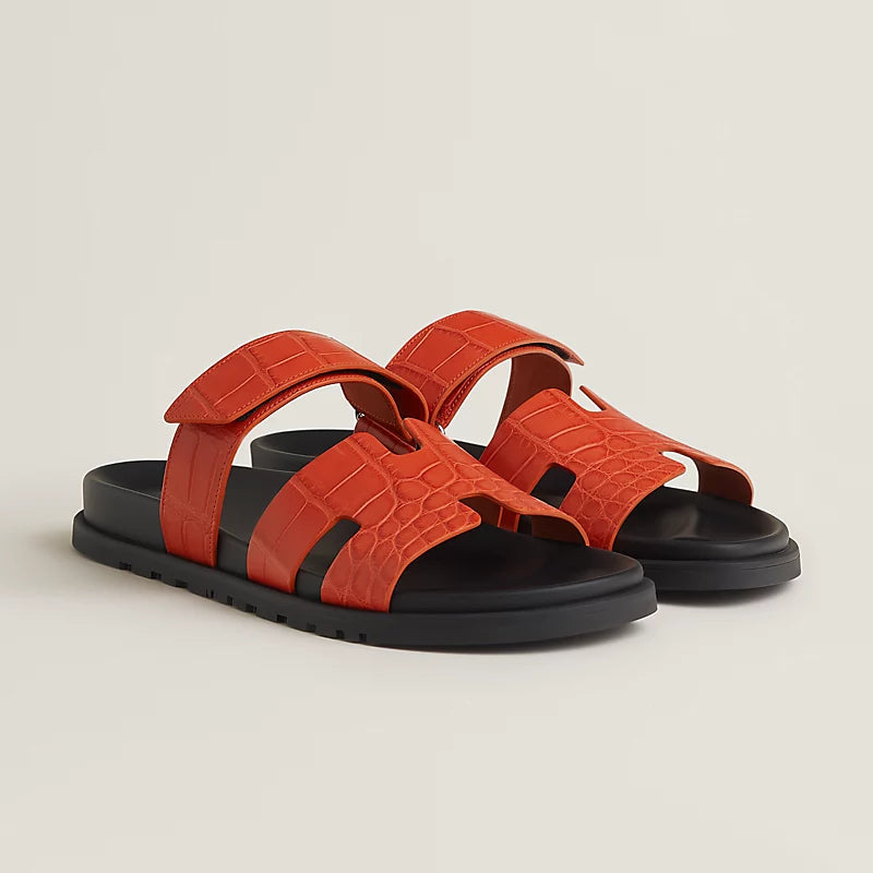 Hermes Chypre sandal orange nacarat