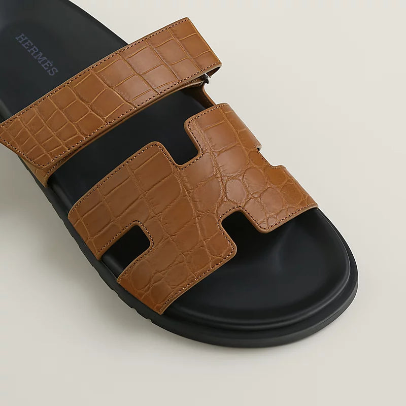 Hermes Chypre sandal brun fumé