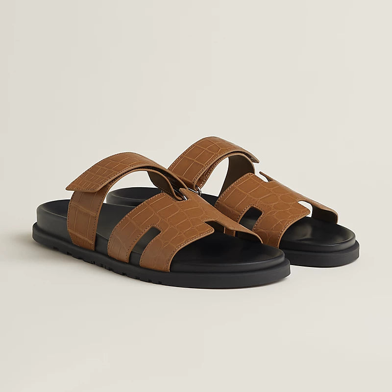 Hermes Chypre sandal brun fumé