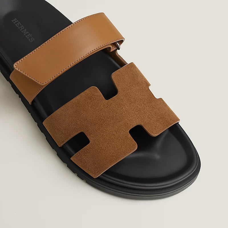 Hermes Chypre sandal brun fumé / miel