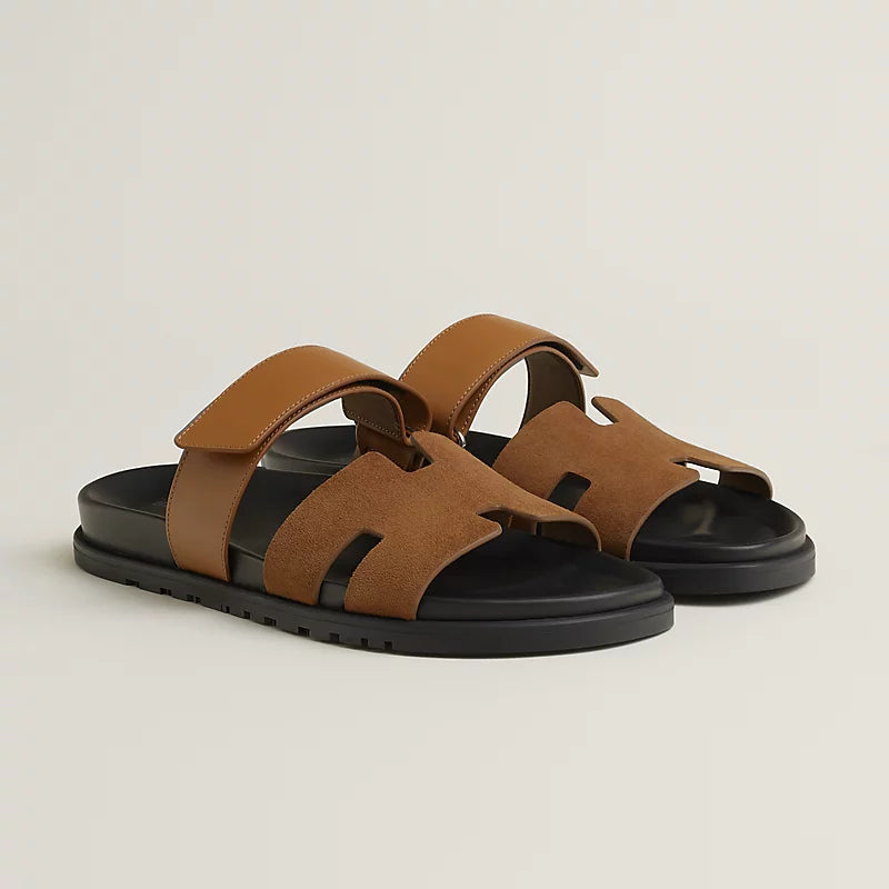 Hermes Chypre sandal brun fumé / miel