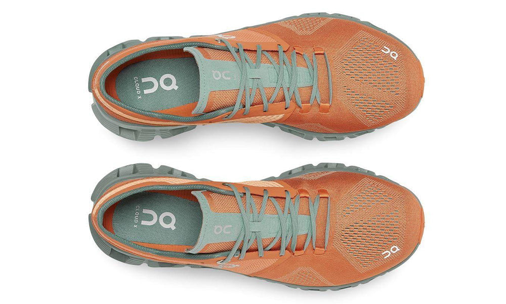 On Cloud  X Orange/Sea