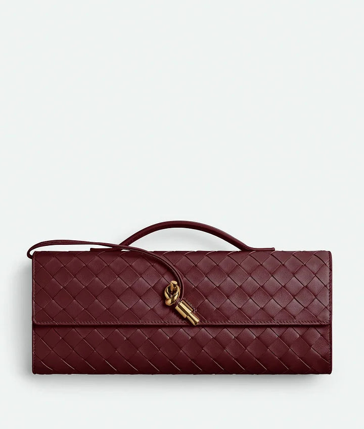 BOTTEGA VENETA Long Clutch Andiamo With Handle 741511